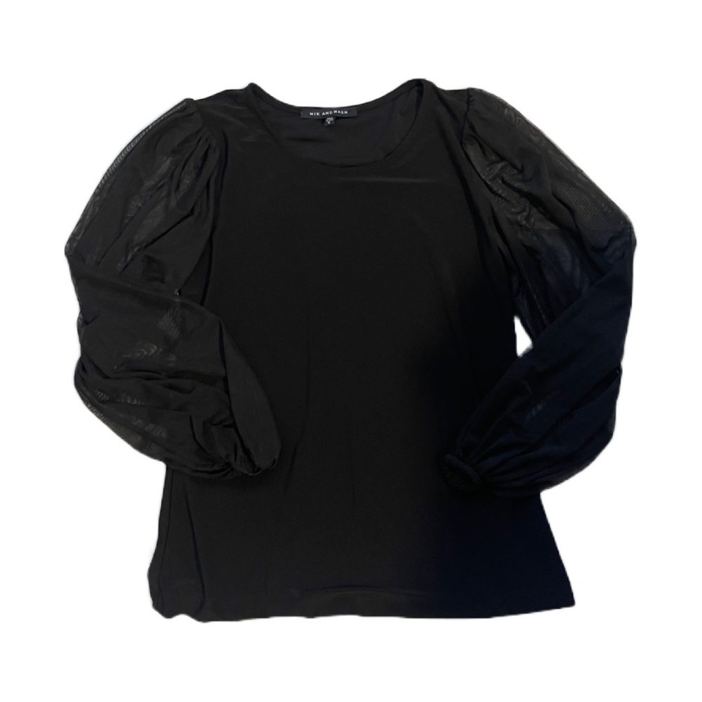 Women’s Black Long Sleeve Blouse 🖤
